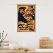 Kaiserlich deutsches Erster-Weltkrieg-Propagandapo Poster (Küche)