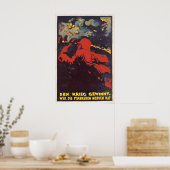 Kaiserlich deutsches WWI-Propagandaposter Der mit Poster (Küche)