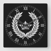 kaiserlich quadratische wanduhr (Vorderseite)