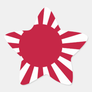 Kaiserliche Abzeichen der japanischen Marine Stern-Aufkleber