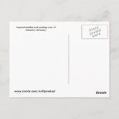 Kaiserliche Burg Pferdeställe. Dresden, Deutschlan Postkarte (Rückseite)