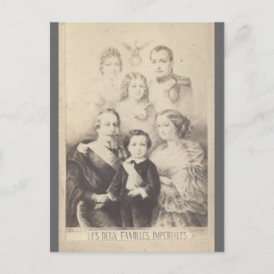 Kaiserliche Familie Bonaparte von Frankreich #001F Postkarte