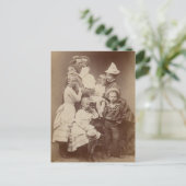 Kaiserliche Familie Preußen ca. 1874 Postkarte (Stehend Vorderseite)