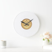 Kaiserliche Goldmünze 1909 Runde Wall Uhr (Zuhause)