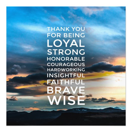 Kaiserliche Himmel #3 (24x24) Fotodruck (Vorne)