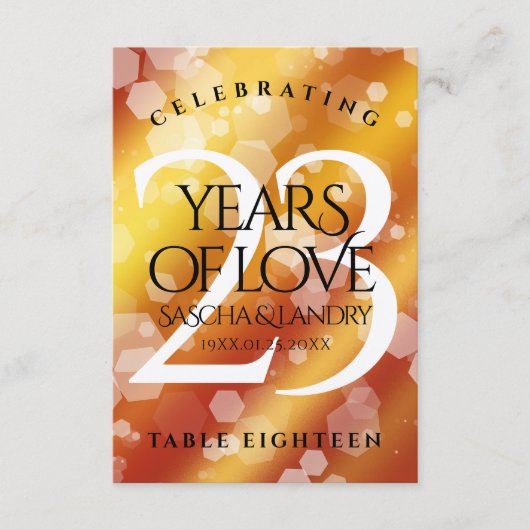 Kaiserliche Hochzeit zum 23. Mal Dankeskarte (Vorderseite)