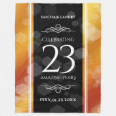 Kaiserliche Hochzeit zum 23. Mal Fleecedecke (Vorderseite)