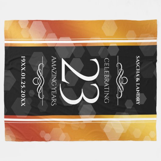 Kaiserliche Hochzeit zum 23. Mal Fleecedecke (Vorderseite (Horizontal))