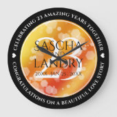 Kaiserliche Hochzeit zum 23. Mal Große Wanduhr (Vorderseite)