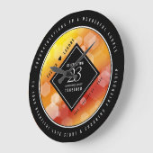 Kaiserliche Hochzeit zum 23. Mal Große Wanduhr (Winkel)