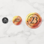 Kaiserliche Hochzeit zum 23. Mal Konfetti (Vorderseiten)