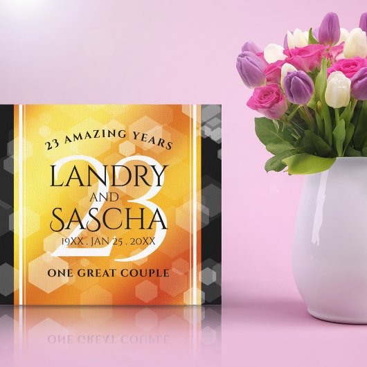 Kaiserliche Hochzeit zum 23. Mal Leinwanddruck