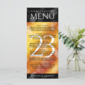 Kaiserliche Hochzeit zum 23. Mal Menükarte (Stehend Vorderseite)