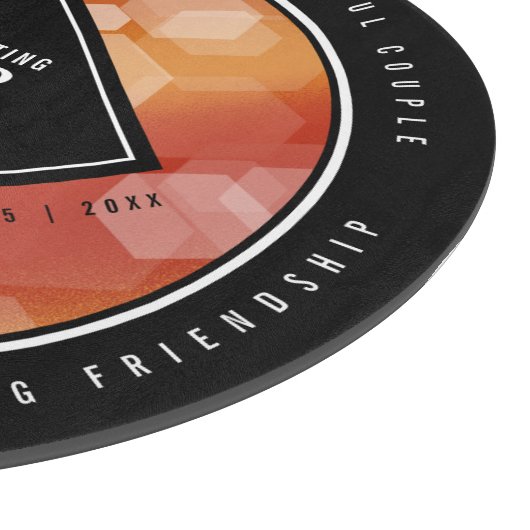 Kaiserliche Hochzeit zum 23. Mal Schneidebrett (Ecke)