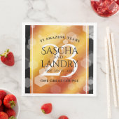 Kaiserliche Hochzeit zum 23. Mal Serviette (Beispiel)