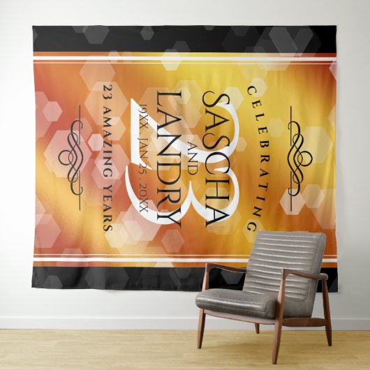 Kaiserliche Hochzeit zum 23. Mal Wandteppich (Beispiel (Horizontal))