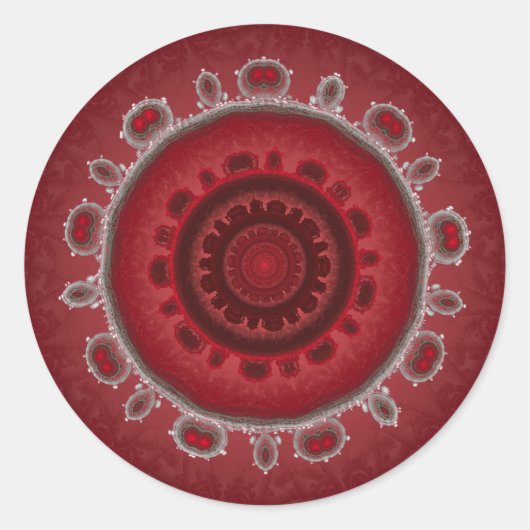 Kaiserliche Kronenkleber Runder Aufkleber (Vorderseite)