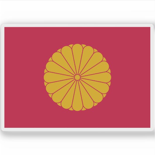 Kaiserliche Norm Japans (1869-Gegenwart) Aufkleber (Vorderseite)