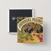 Kaiserliche Pflaumen Button (Vorne & Hinten)