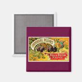 Kaiserliche Pflaumen Magnet (Vorderseite/Rückseite)