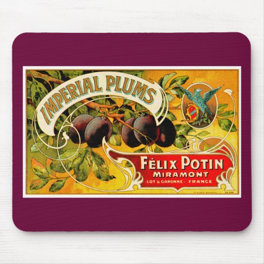 Kaiserliche Pflaumen Mousepad (Vorne)