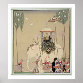 Kaiserliche Prozession (Farbe litho) Poster (Vorne)