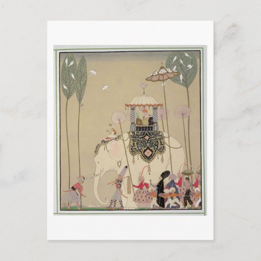 Kaiserliche Prozession (Farbe litho) Postkarte (Vorderseite)