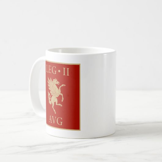 Kaiserliche Römische Armee - Legio II Augusta Kaffeetasse (Vorderseite Links)