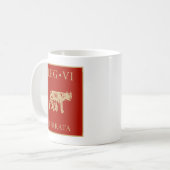 Kaiserliche Römische Armee - Legio VI Ferrata Kaffeetasse (Vorderseite Links)