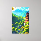 Kaiserliche Ruhe: Die Stille der Natur Leinwanddruck (Vorderseite)