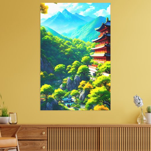 Kaiserliche Ruhe: Die Stille der Natur Leinwanddruck (Insitu (Wohnzimmer))