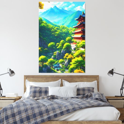 Kaiserliche Ruhe: Die Stille der Natur Leinwanddruck (Insitu (Schlafzimmer))