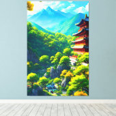 Kaiserliche Ruhe: Die Stille der Natur Leinwanddruck (Insitu (Holzboden))