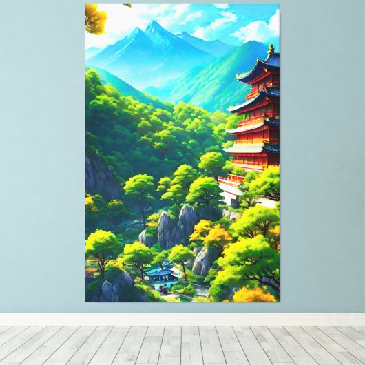 Kaiserliche Ruhe: Die Stille der Natur Leinwanddruck (Insitu (Holzboden))