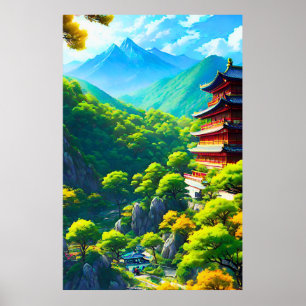 Kaiserliche Ruhe: Umarmung der Natur Poster