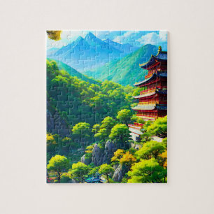 Kaiserliche Ruhe: Umarmung der Natur Puzzle