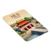 Kaiserliche Stadt, Hue Vietnam Magnet (Rechte Seite)