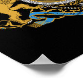 Kaiserliche Wappen Irans (1925-1979) Poster (Ecke)