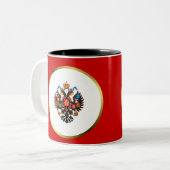 Kaiserlicher Adler-Tasse Zweifarbige Tasse (Vorderseite Links)