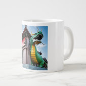 Kaiserlicher chinesischer Drache Jumbo-Tasse (Vorderseite Rechts)