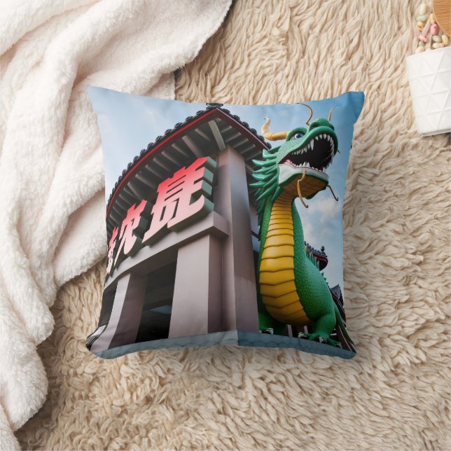 Kaiserlicher chinesischer Drache Kissen (Decke)