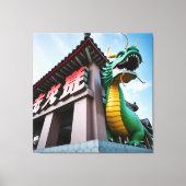 Kaiserlicher chinesischer Drache Leinwanddruck (Vorderseite)