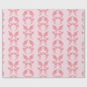 Kaiserlicher Drache in Rosa Geschenkpapier (Flach)
