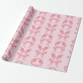 Kaiserlicher Drache in Rosa Geschenkpapier (Ungerollt)