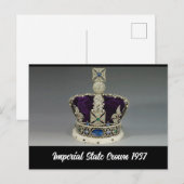 Kaiserlicher Staat Krone 1937 Postkarte (Vorne/Hinten)