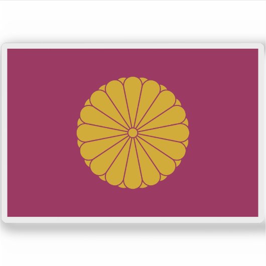 Kaiserlicher Standard des Kaisers Emeritus (2019-h Aufkleber (Vorderseite)