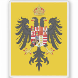 Kaiserliches Banner von Charles V (1519-1556) Aufkleber