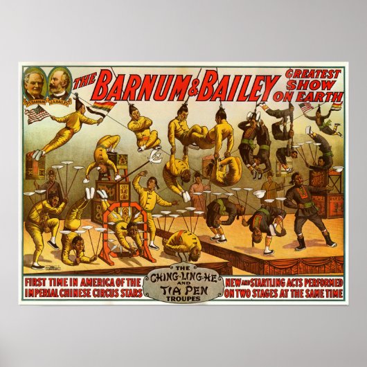 Kaiserliches Chinesisches SternenCircus Poster (Vorne)