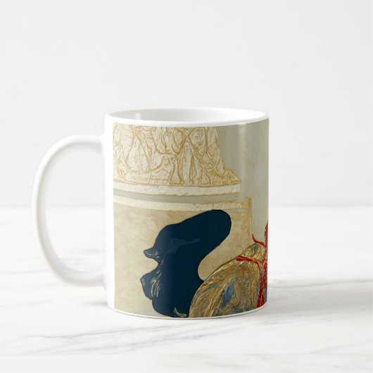 Kaiserliches Goldenes Pferd Kaffeetasse (Links)