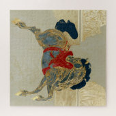 Kaiserliches Goldenes Pferd Puzzle (Horizontal)